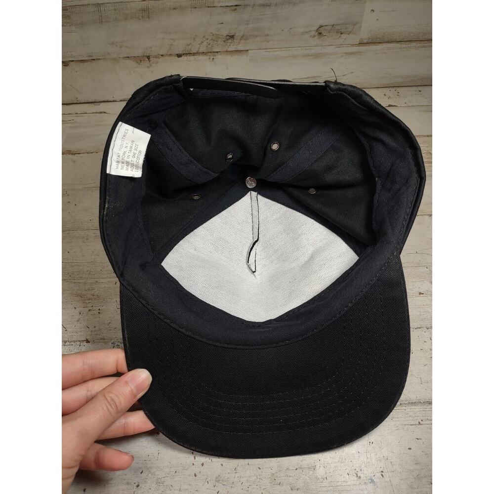 Vintage Your Basic Cap Snapback Baseball Hat Blac… - image 7